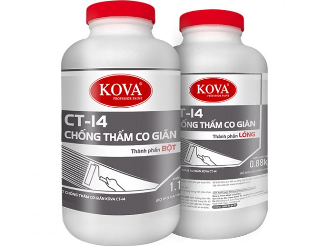 Chất chống thấm co giãn Kova CT-14 (Bộ 2 thành phần)