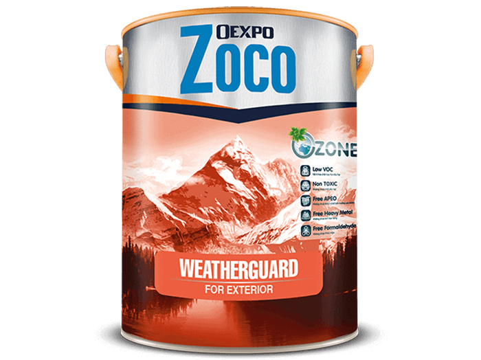 Sơn bóng ngoại thất - Oexpo Zoco Weatherguard For Exterior