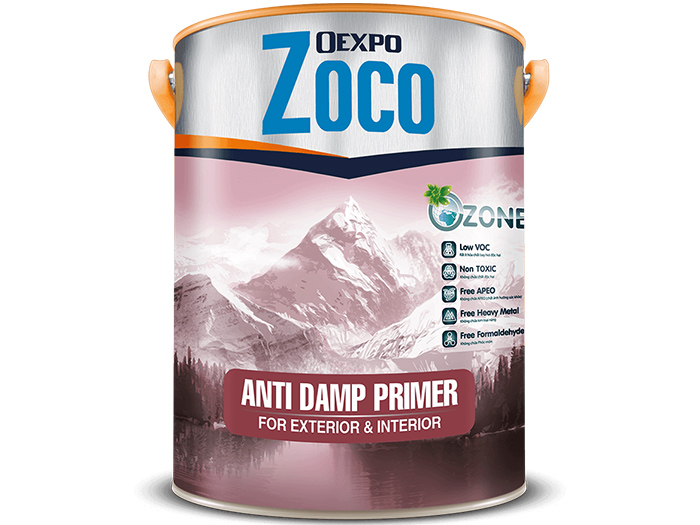 Sơn lót chống thấm ngược đặc biệt - Oexpo Zoco Anti Damp Primer For Exterior & Interior