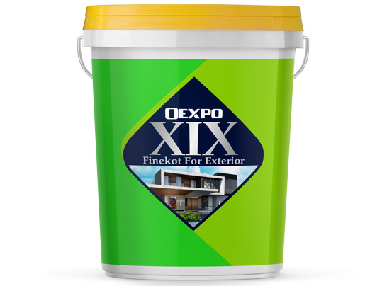 Sơn ngoại thất bóng nhẹ cao cấp Oexpo Xix Finekot For Exterior