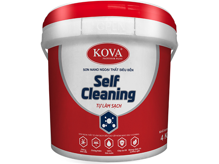 Sơn ngoại thất tự làm sạch Kova Nano Self Cleaning( Nền S, T) cao cấp