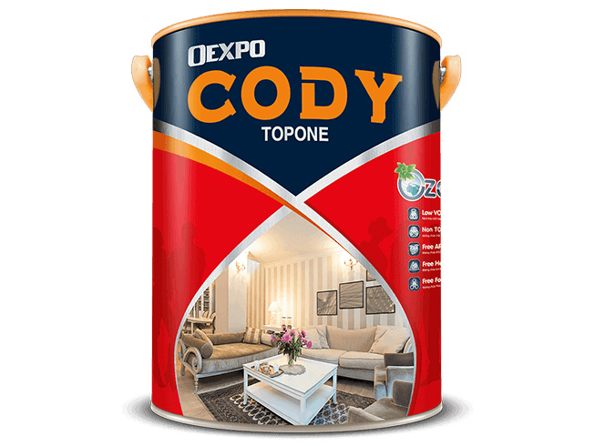 Sơn nội thất cao cấp bóng cứng - Oexpo cody topone