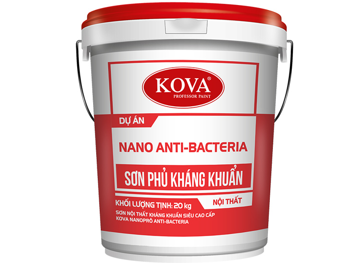 Sơn nội thất kháng khuẩn Kova Nano Anti-Bacteria siêu cao cấp