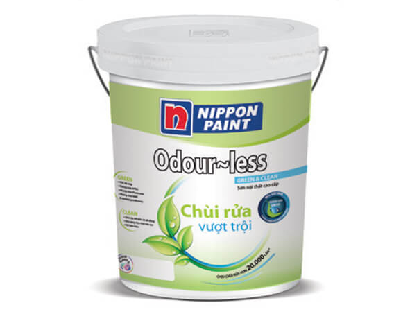 Sơn nội thất Nippon Odour-Less Chùi Rửa Vượt Trội