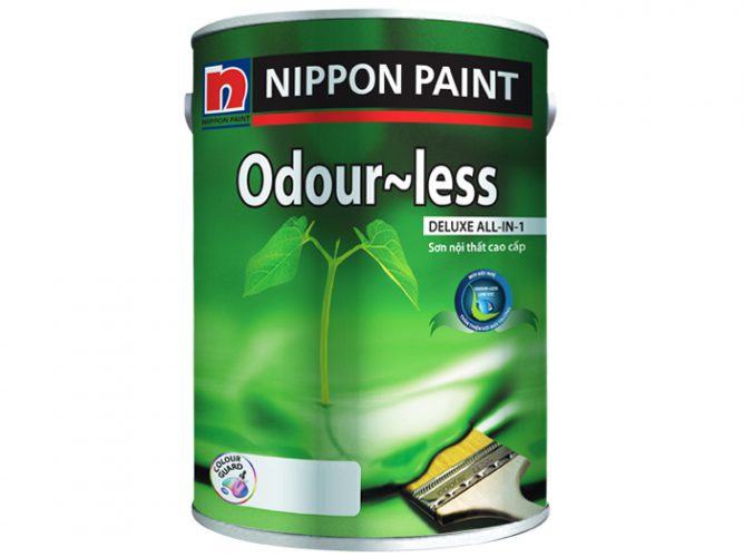 Sơn nước nội thất Nippon Odour-less Deluxe All-in-1