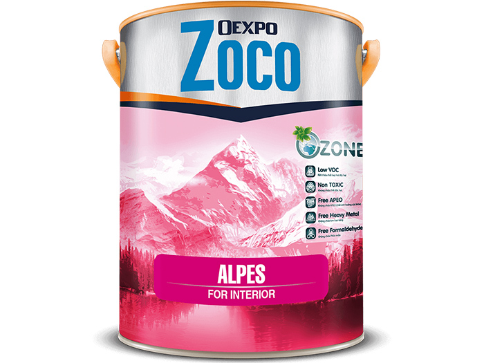 Sơn phủ nội thất bóng - Oexpo Zoco Alpes For Interior