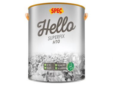Sơn chống thấm trực tiếp tường chức năng kép Spec hello superfix H10