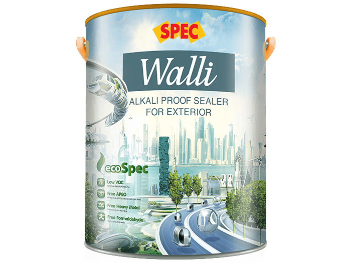 Sơn lót Spec walli alkali proof sealer for exterior chống thấm, chống kiềm chuyên dụng