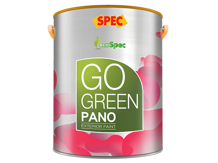 Sơn ngoại thất Spec go green pano Exterior pain xanh bảo vệ tối đa 