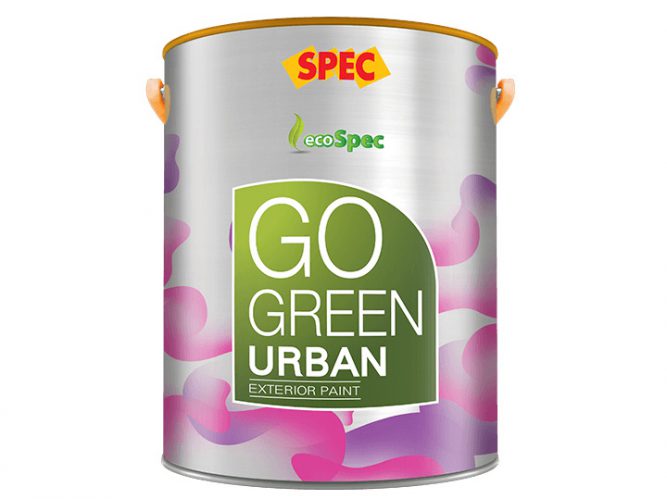Sơn ngoại thất spec go green urban exterior paint xanh siêu hạng