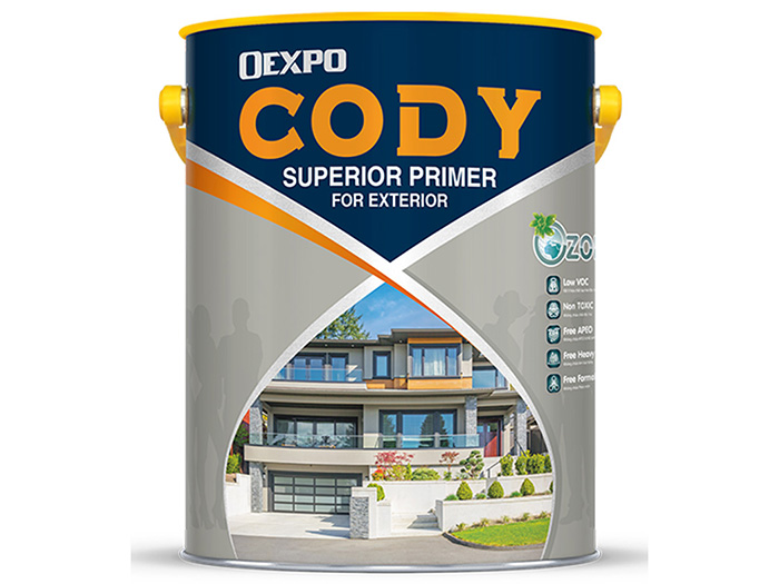 Sơn lót ngoại thất OExpo Cody Superior Primer For Exterior 18L