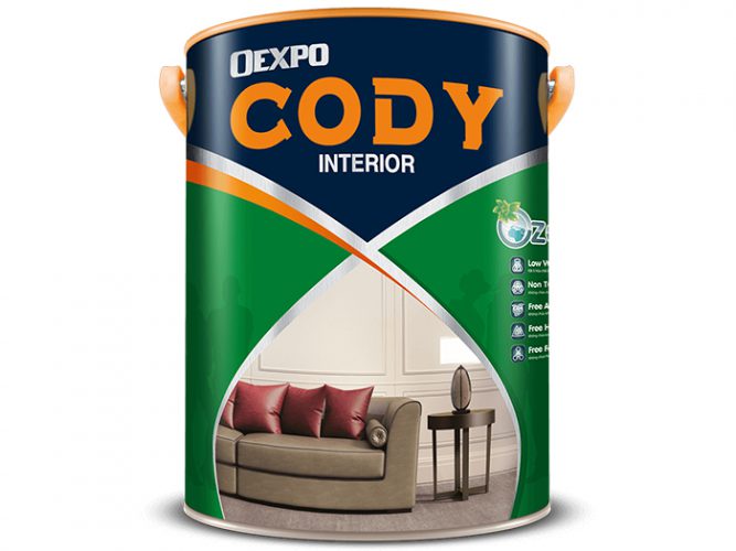 Sơn nước nội thất chất lượng cao OExpo Cody Interior 18L